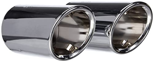 Volkswagen 000071913ACH9 Tail Silencer Trims for Twin Pipe, 60 mm