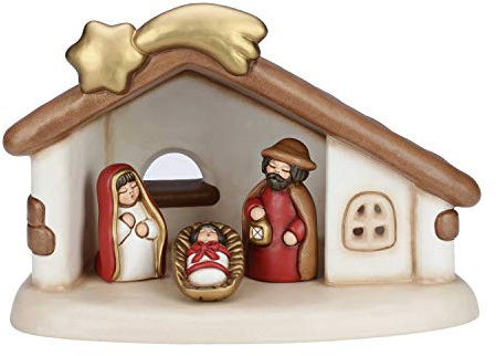Thun Weihnachtskrippe, Porzellan, Rot, einzigartig