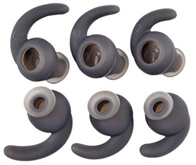 Lot de 3 paires d'embouts universels en silicone pour écouteurs de sport S/M/L