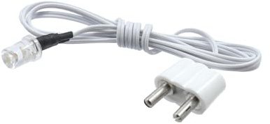 WITTKOWARE Zubehör zur Krippen-/Puppenstuben-Elektrifizierung (LED konkav, 3,5V, warmweiß, mit Kabel & Stecker)