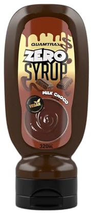 Quamtrax Gourmet - Quamtrax Sirope Zero Calorias 330 ml - Chocolate
