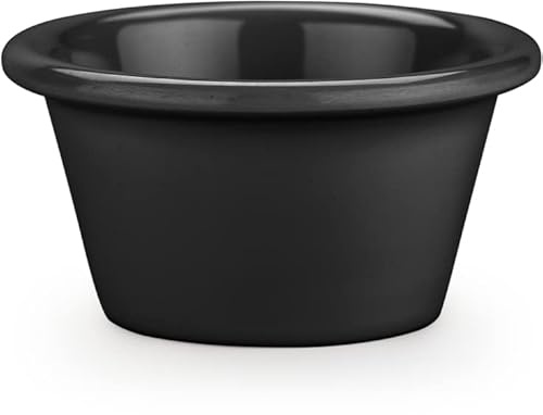 Melamine Smooth Ramequin 2 oz - Negro - Paquete de 72