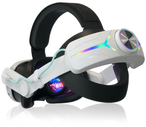 Eyglo C2 Adjustable Battery Strap Compatible with Quest 3, Replacement Elite Strap with 8000mAh Battery Pack, Enhance VR Comfort and Support, Accessory for Quest 3, Extended Playtime