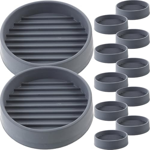 Housoutil Furniture Pads Floor Protectors,12PCS Rubber Carpet Protector Cups, Round Chair Leg Floor Protectors for Wheelchair Bed Sofa Desk Office Chair Sofa
