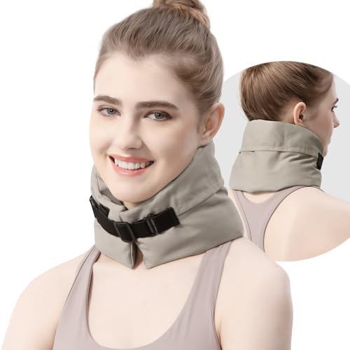 UNCN Neck Heat Pad with Washable Cover 3.9 x 20.8 inches | Unscented Wheat Bags Microwavable for Neck and Shoulders, Relieve Period Cramps, Stiffness, and Sore Muscles