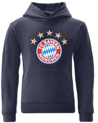 FC Bayern München I Hoodie Essential I Kinder I Navy I 104