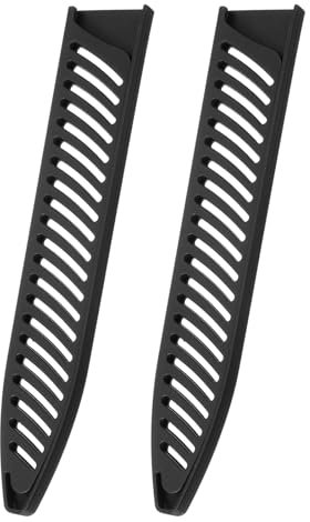 QUARKZMAN 2 Stück Messerschutz, 8 Klingenschütze für TranchiermesserKlingenschutz für messer Messerkoffer Universelle Messerabdeckungen Messerscheide für die Küche