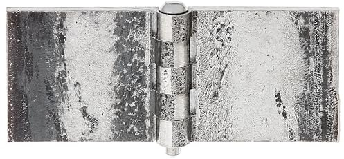 Alberts 860219 Charnière | large, à souder | acier brut | 50 x 120 mm | kit de 10