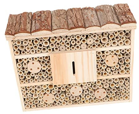 HANABASS 1stück -insektenhotel Für Bienen Und Marienkäfer Kreative Garten-deko Nachhaltiges Nisthaus Hochwertigem Im Garten