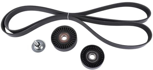 NSGMXT Keilrippenriemen + Spannrolle Umlenkrolle Ersatz für W203 W204 S203 CL203 C209 W211 S211 R171 C160 C180 C200 C230 E200 CLC200 Kompressor 2712060019 8641233007 8640702418 | C209 W211 S211 R171 C160 C180 C200 Kompressor 2712060019. 8641233007. 8640702418