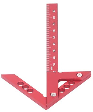Tracciatore Centrale, Calibro per Tracciare un Angolo di 45-90 Gradi Strumento per Marcatura per la Lavorazione del Legno, Strumento di Misurazione per la Lavorazione del Legno