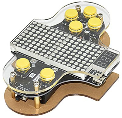 BESTonZON DIY Spielekonsole Löt-bausatz Mit Hd Elektronik Lernset Zur Praktischen Anwendung Einfache Montage USB Und Batteriebetrieb Retro-Spielen Wie Snake Und Racing Für Anfänger Und