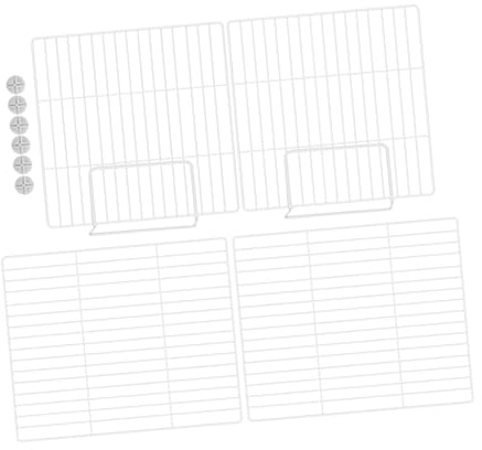 BESPORTBLE Large Capacity Stainless Steel Abs Fridge Drawer Divider with Oversized Mesh and Bracket, Supports Bulk Storage and Enhances Organisation for Commercial Use in Convenience Store