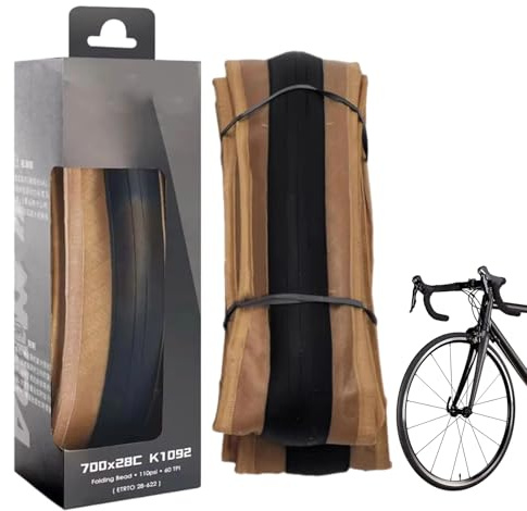 Pneus de vélo de course | Pneu pliable 700 x 28c pour compétition sur route, caoutchouc léger résistant aux perforations pour vélo à pression fixe homme femme garçon