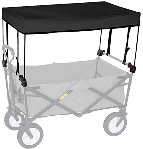Bärbar hopfällbar barnvagn med infällbar baldakin – regnbeständig utomhusvagn för shopping och camping – mångsidig och barnbärare