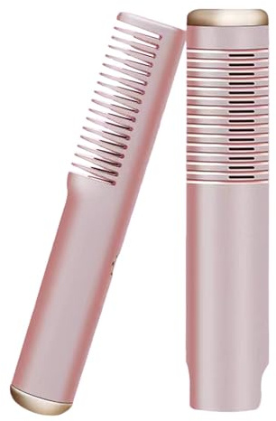 Brosse à lisser sans fil – Anti-brûlure rechargeable multifonctionnelle, brosse chaude pour repasser les cheveux pour les femmes – pour les vacances, les vacances, les fêtes, les rendez-vous