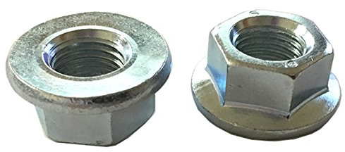 5 M14-1.5 Hexagon Flange Nut - Non-Serrated Class 10 Zinc. DIN 6923 / ISO 4161