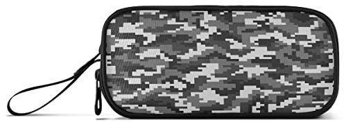 Mnsruu Digital Camouflage Pen Pencil Case Pen Holder Boxes Pouch Case Bag for School Office Student