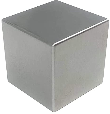 COYOUCO Wolframwürfel Metalldichtewürfel Reines Metall Elementwürfel mit hoher Dichte für Elementsammlungen Laborexperiment Material Hobbys,50 * 50 * 50mm