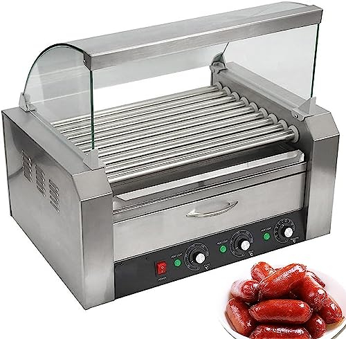 Maquina Perritos Calientes Equipo Comercial For Bocadillos Con Rodillo For Perritos Calientes, Gabinete For Calentar Perritos Calientes, Fabricante De Salchichas, Acero Inoxidable For Hacer Salchichas