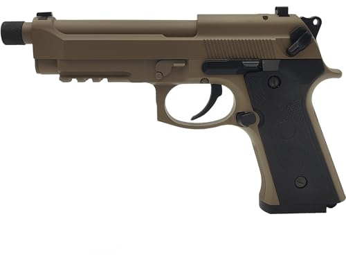 Saigo Defense Airsoft Pistolet Électrique AEP / CM132S Automatique/Coup par Coup et Rafale/Tan (Désert) / Plastique ABS et Métal/Puissance 0.5 Joule