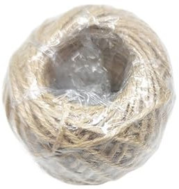 Gartenseil Hessische Jute-Schnur, Jute-Seil, Sackleinen-Seil, Sackleinen-Schnur, DIY-Handwerk, Geschenk, Vase, Gartendekoration, 1/2/4/6/8/10/12/14/16 mm Garten Kordel (Color : 2MM 50Meters)