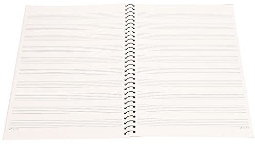 VGEBY Notenheft, 50 Seiten, Notationsnotizbuch, Einzigartiger Einband, Notenheft, Musikmanuskript, Briefpapier, Notenpapier-Notizbücher für Songschreiber oder Amateure (gelbes [Luggage