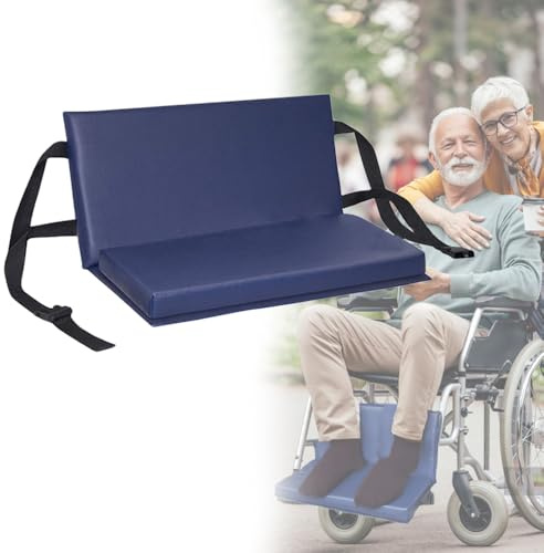 Coussin de repose-pieds pour fauteuil roulant - Coussin de protection pour pédales pour personnes âgées handicapées (22x24)