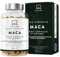 Maca Peruana - 57,000 mg - Raíz de Maca Negra Andina y Maka Amarilla - con Ginseng Panax, L Arginina, Vitamina B6 y Extracto de Pimienta Negra - 120 Cápsulas - Veganas