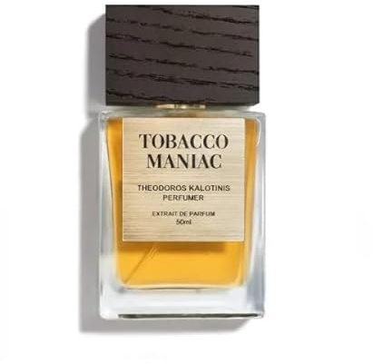 Theodoros Kalotinis Tobacco Maniac - Extrait De Parfum Spray 50ml - Unisex-Parfum - Langhaltender Duft mit Vanille, Patschuli, Honig, Tabak und Tabakblatt