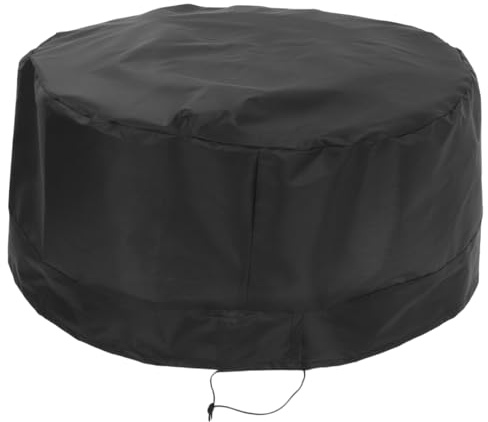 Cabilock 55 Gallon Drum Lid Cover with Adjustable Drawstring Oxford Cloth Rain Lid Waterproof Dust-proof Drum Covers for Rain , Trash Can