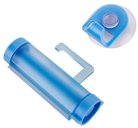 INOOMP Exprimidor De Pasta De Dientes Rodante Rolling Toothpaste Squeezer con Colgador De Succión para Baño Ahorro De Espacio En Casa 1 Unidad Color Aleatorio
