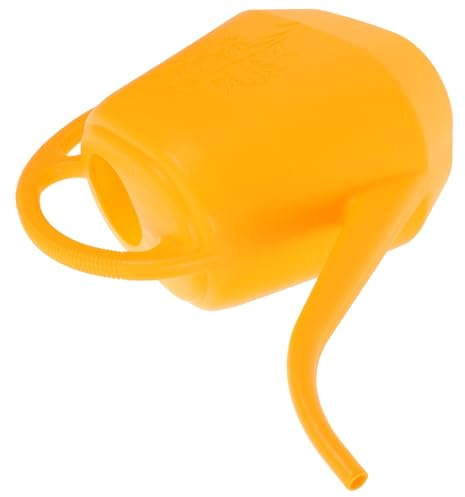 BAZEITFLOW Arrosoir à Fleurs en Plastique Jaune 1 Pièce avec Long Bec Sculpté Pot d'Arrosage Léger pour Jardin Intérieur et Extérieur Outil d'Arrosage Précis pour Plantes et Réutilisable
