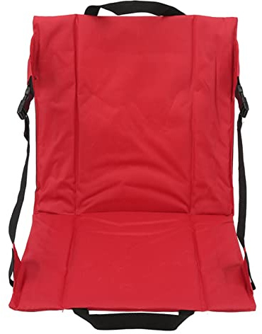 TengXiCLP Cuscino per Sedile Pieghevole da Stadio, Cuscino per Sedile Portatile da Esterno con Supporto per la Schiena, Design Pieghevole per Spiaggia, Campeggio, Eventi Sportivi,