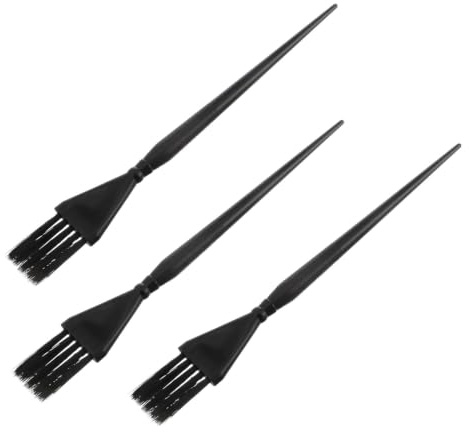 Didiseaon Set 3 Pennelli per Tintura Chioma Professionali Setole Flessibili, Spazzole per Parrucchiere per Colorazione ed Evidenziazione, Strumenti per Uso Domestico e Salone Colore Casuale