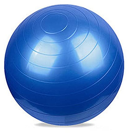 Gymnastikball, robust, extra dick, Anti-Burst, Yoga-Ball, Pilates-Ball, Schwangerschafts-Ball, 65 cm, Blau, Training und Balance Ihren Körper
