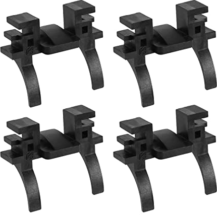 Be In Your Mind 4 x H7-LED-Scheinwerferlampenhalter H7-LED-Lampenfassung Adapter Basishalterung Befestigungsclips aus Kunststoff kompatibel mit FIAT 500 MK3 MK35