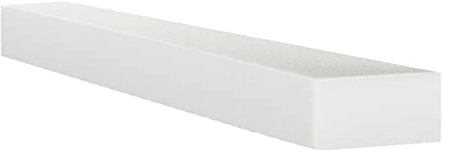 SEEBAUER living® Schaumstoffstreifen Light | RG26/40 | Matratzenverlängerung | Matratzenausgleich aus PU-Schaum | Formstabil und langlebig | 10 x 15 x 90 cm