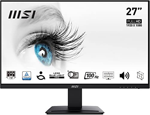 Pro MP273A Monitor 27 Pollici Piatto per PC Schermo 1920 x 1080 Pixel Full HD LED Nero