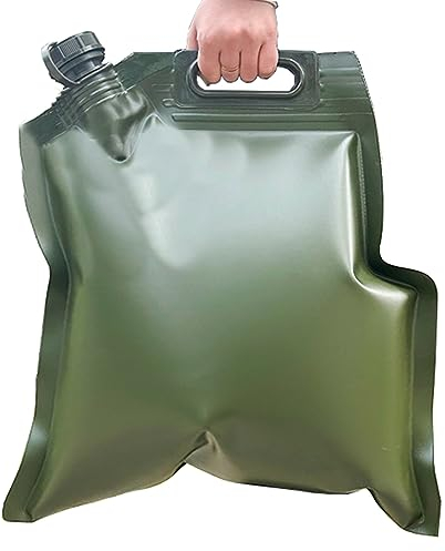 UVCMDUI Kraftstoffkanister 10L 20L 30L, Benzinkanister Motorrad Faltbar Dieseltank TPU Flexibel, Benzin Kanister Tragbar für Generator,30L