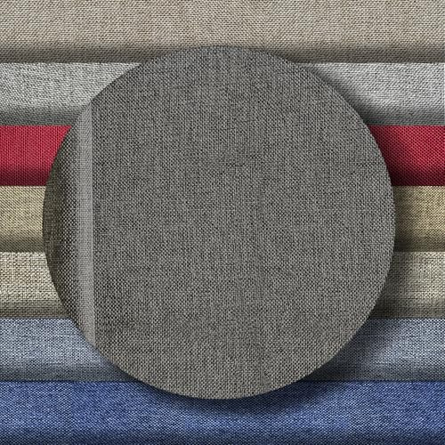 Polsterstoff 2x1,40 M. Polsterstoff Möbelstoff Meterware. Stoff für Sofa, Sessel, Kissen. Reißfest und Widerstandsfähig. Canvas Fabric Decorative (Dunkelgraue Farbe)