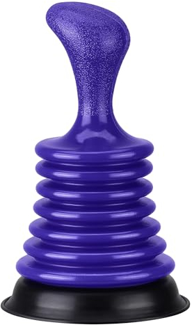 Luigi's Mini Pömpel für Abfluss & WC - Pümpel Saugglocke mit Faltenbalg - Abflussreiniger Pumpe Plunger - Abflusspumpe für Toilette Dusche Waschbecken - Toiletten Pömpel