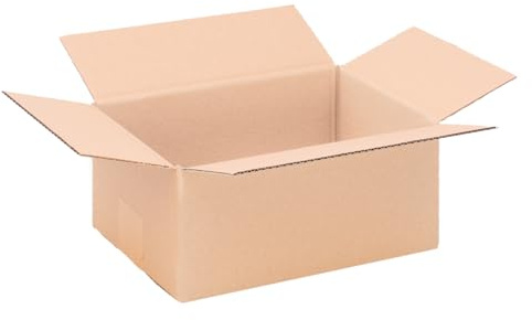 verpacking Hopfällbara kartonger 260 x 170 x 120 mm KK 27 Brun [Storlek och antal valbart] 1-lager medelstora kartonger 100 st