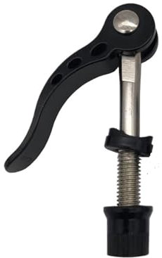 NORAZE 1 STÜCKE Schnellspanner Schraube Bolzen M8 50/55/60/65/75mm Bike Sattelstütze Klemmbolzen Hebel Spieß Radfahren Fahrradteile Werkzeug(M8x75mm Black Color)