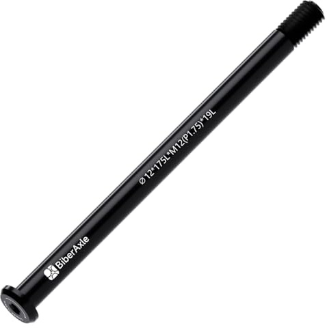 12mm Steckachsen für Fahrradgabeln und Hinterer Fahrradrahmen, Mountainbike und Rennräder Aluminiumlegierung Naben Adapterachse, Gewindesteigung: 1.75mm, Länge: 122 / 166 / 171 / 175 / 180 / 192mm