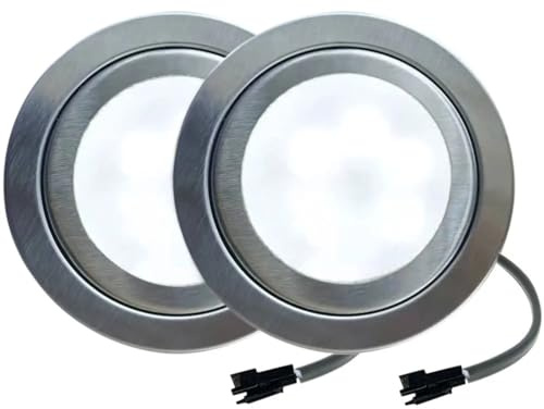 Hohota 2-Piece YL Connector Range Hood Bulb Light 1.5W 68mm 12V AC DC for Kitchen Hood Smoke Ventilator Lamp Equivalent 20W Old Light(SM,Natural White 4000K)
