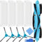 EATBALE Kit de Accesorios para Conga 3290/3390 / 3490/3590 / 3690/3790 Robot Aspirador 1 Cepillo Principal 4 Cepillos Laterales 4 Filtros Rodillo de Goma Cepillo Filtro Hepa Repuestos