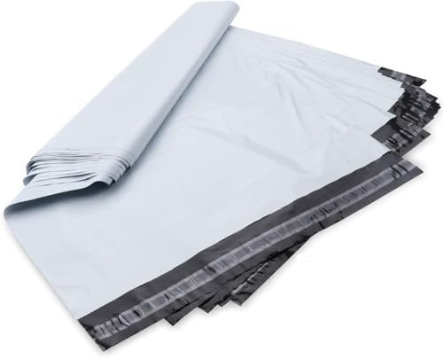 ZOFUN 100 Stück Versandtaschen Plastik, 40×55 cm Versandbeutel Blickdicht Selbstklebend Versandtaschen Warensendung Versandtüten für Kleidung Logistikverpackungen Transport Verpackungskarton