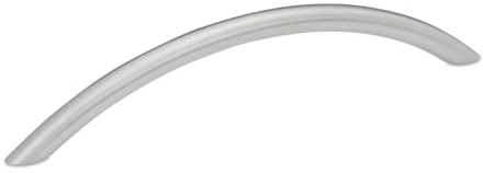 Ganter Normelemente | Bogengriff, Möbelgriff | Edelstahl | Lochabstand 192mm | GN 424.5-10-192