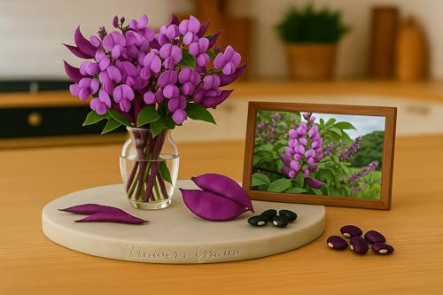 5 Graines de Haricot Jacinthe - Plante grimpante ROSE Tropicale - Dolichos Lablab - Fleur Jardin - 399.